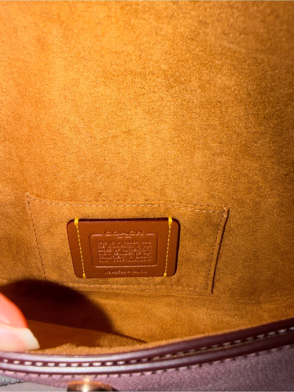 Coach Pink clap bag - Picture 3 of 7